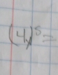 (4y)^5=