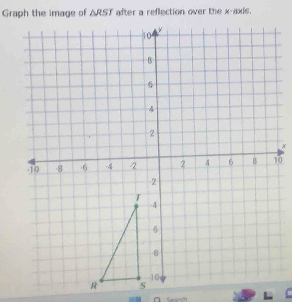 after a reflection over the x-axis.
^  earc