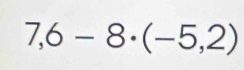 7,6-8· (-5,2)