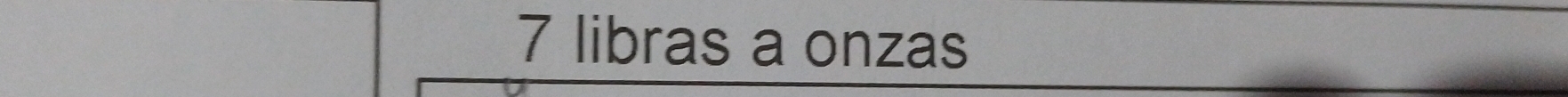 libras a onzas