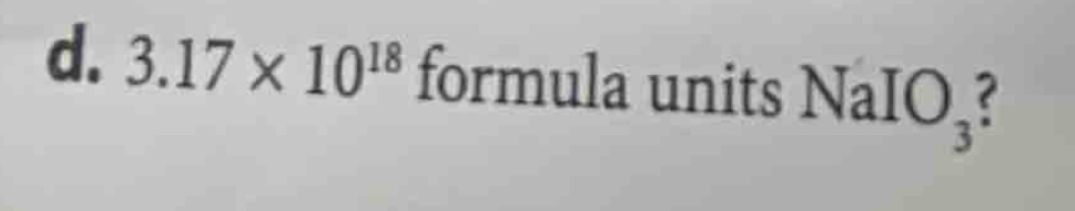 3.17* 10^(18) formula units Na 1C O □ ?