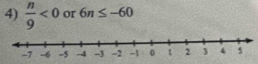  n/9 <0</tex> or 6n≤ -60
