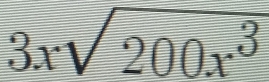 3xsqrt(200x^3)