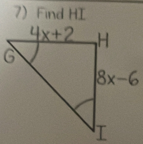 7)Find HI