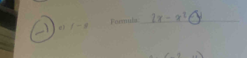 f-g Formula:_