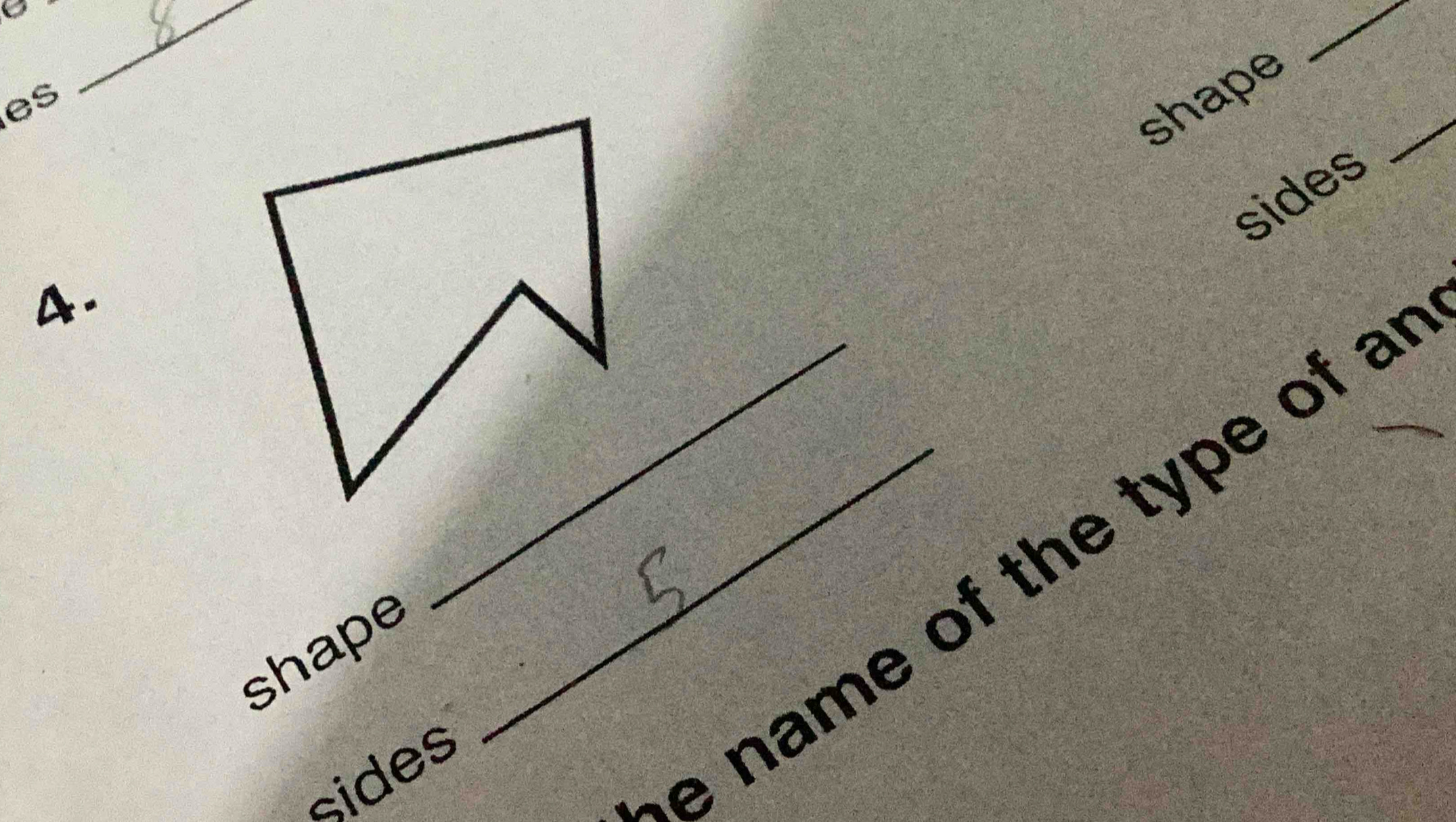 es 
_ 
shape 
sides 
A. 
shape 
sides