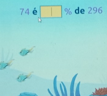 746□ % de 296