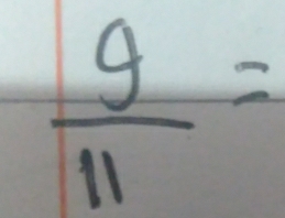  g/11 =