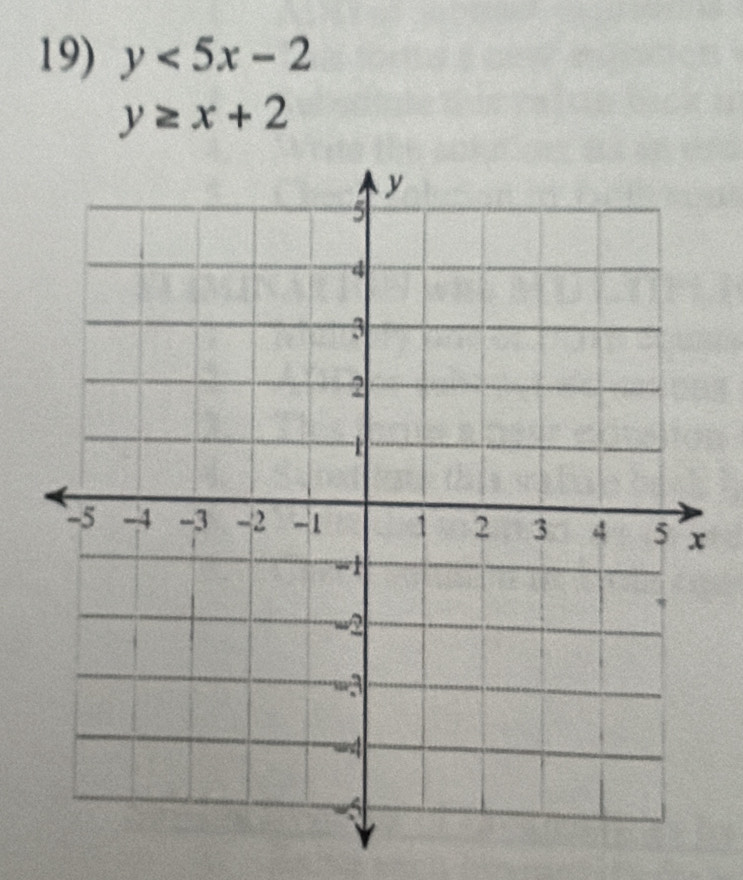 y<5x-2</tex>
y≥ x+2