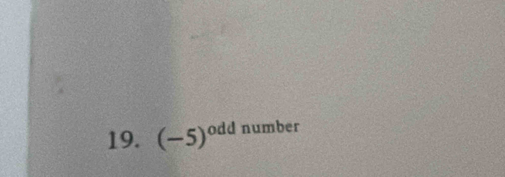 (-5)^or Id number