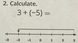 Calculate.
3+(-5)=