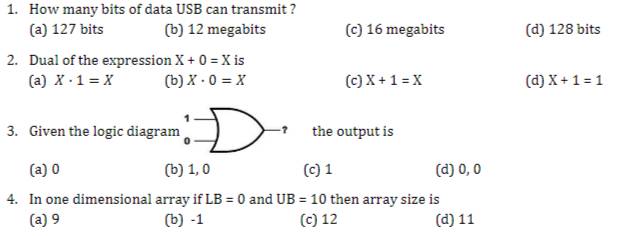 Solved: How many bits of data USB can transmit ? (a) 127 bits (b) 12 ...