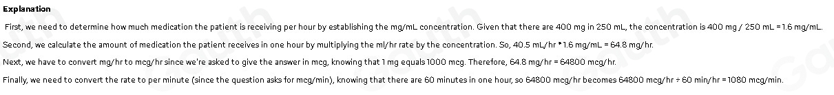 Solved: While charting, a nurse notes that a patient has a medication ...