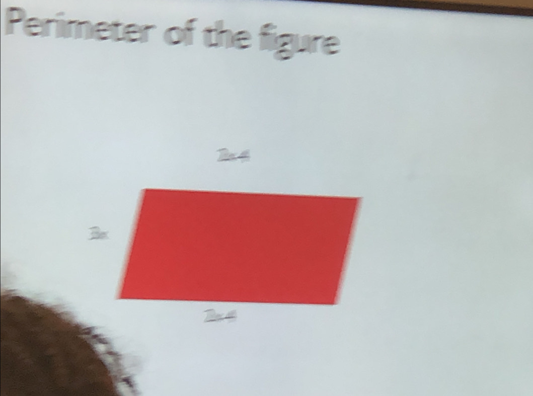 Perimeter of the figure