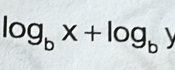 log _bx+log _b)