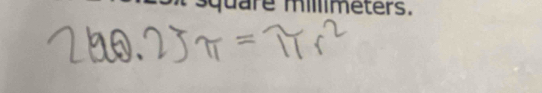 200.23π =π r^2