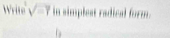 Write surd =? in simplest radical form.