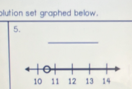 blution set graphed below. 
5. 
_