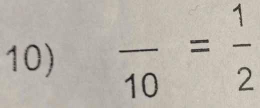 frac 10= 1/2 