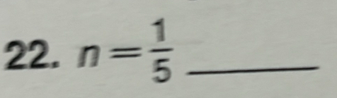 n= 1/5  _