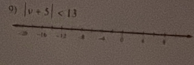 |v+5|<13</tex>