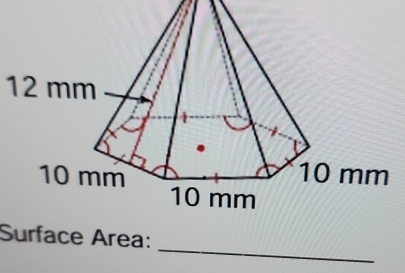 12 mm
_ 
Surface Area: