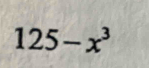 125-x^3