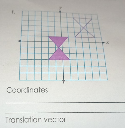 y
f.
x
Coordinates 
_ 
_ 
Translation vector