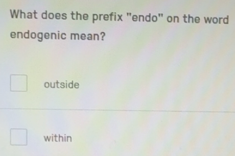 Solved: What does the prefix 