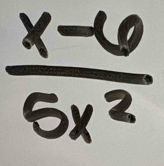  (x-6)/5x^2 