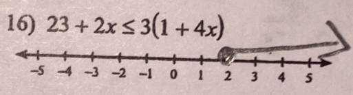 23+2x≤ 3(1+4x)