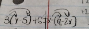 3(x-5)^2+6=x-(9-2x) 12