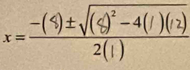 x-(9+±√[g-a(1 )(-3