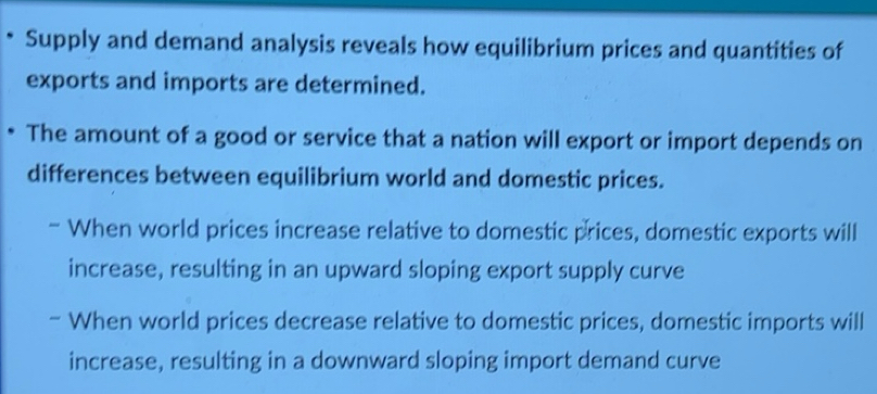 Solved: Supply and demand analysis reveals how equilibrium prices and ...