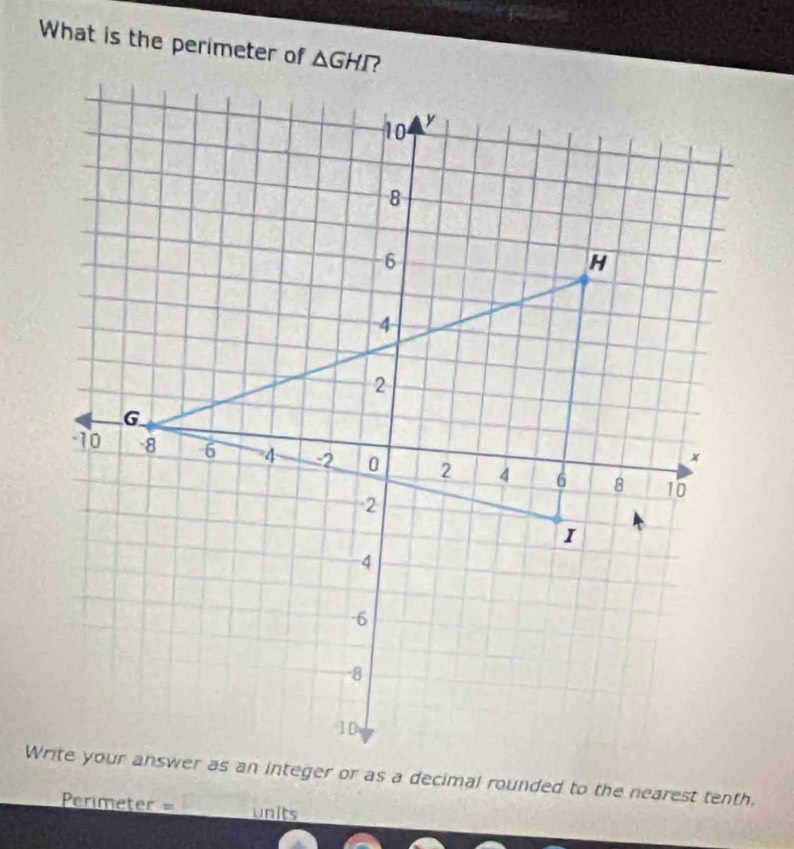 What is the perimeter of 
===Primeter= units