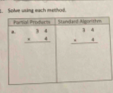 Solve using each method.