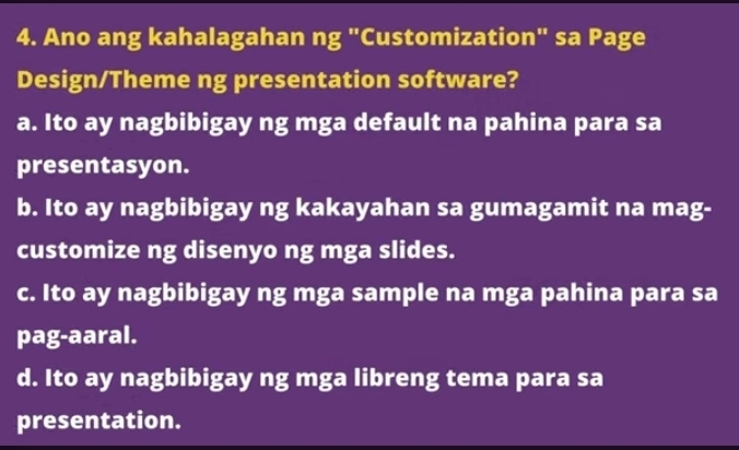 Solved: Ano ang kahalagahan ng 