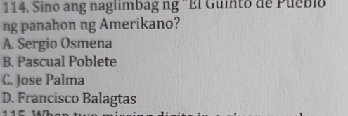 Solved: Sino ang naglimbag ng 