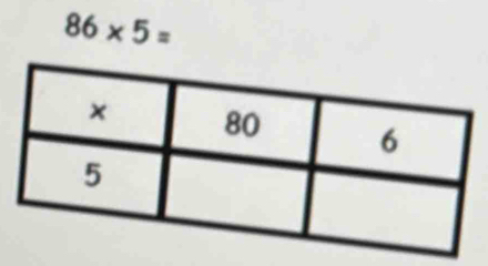 86* 5=