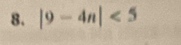 |9-4n|<5</tex>