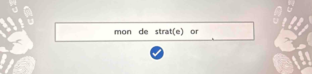 mon de strat(e) or