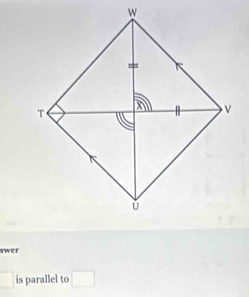 swer
□ is parallel to □