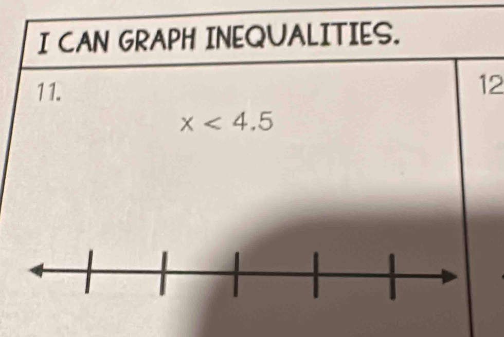 CAN GRAPH INEQUALITIES. 
11. 
12
x<4.5