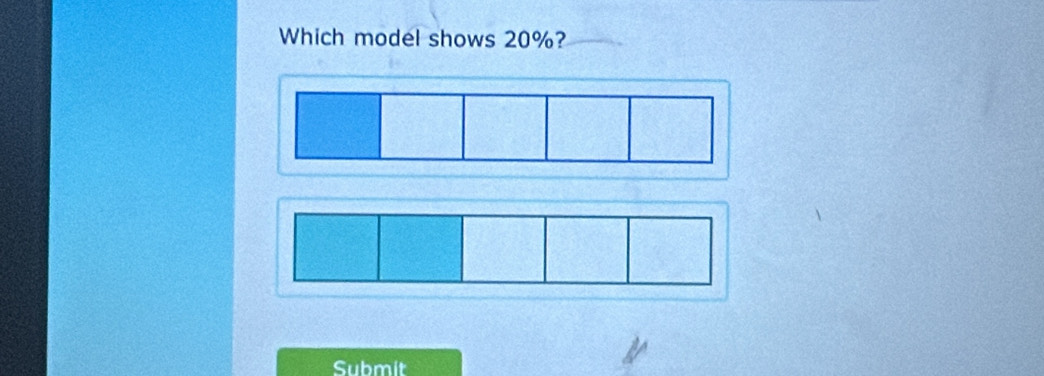 Which model shows 20%? 
Submit