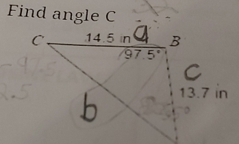 Find angle C