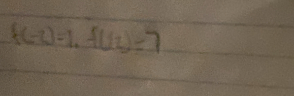 f(-2)-1,f(2endpmatrix =7