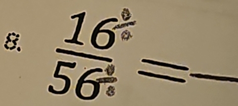 frac 16^(frac 9)556^(frac 9)6= _