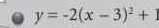 y=-2(x-3)^2+1