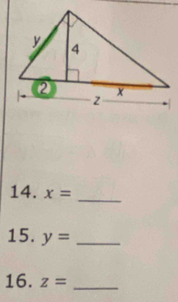 x=
15. y= _ 
16. z= _