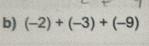 (-2)+(-3)+(-9)